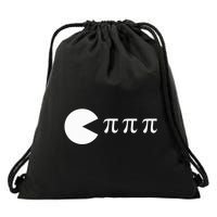 Pi Day Math Science Ate Pi Symbol Drawstring Bag
