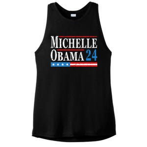 Political Democrat Michelle Obama 2024 Presidential Election Ladies PosiCharge Tri-Blend Wicking Tank