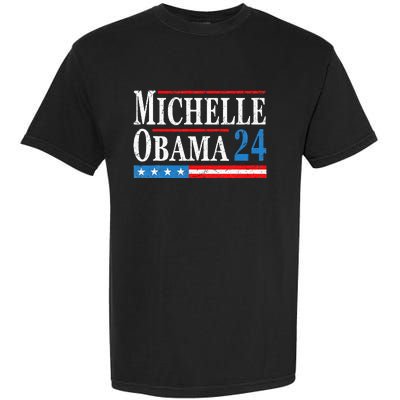 Political Democrat Michelle Obama 2024 Presidential Election Garment-Dyed Heavyweight T-Shirt