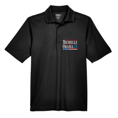 Political Democrat Michelle Obama 2024 Presidential Election Men's Origin Performance Pique Polo