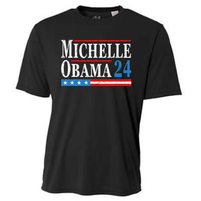 Political Democrat Michelle Obama 2024 Presidential Election Cooling Performance Crew T-Shirt