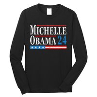 Political Democrat Michelle Obama 2024 Presidential Election Long Sleeve Shirt