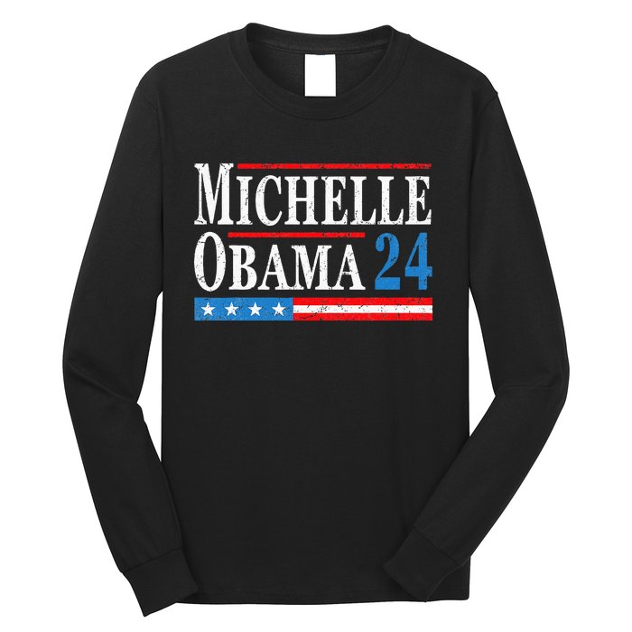 Political Democrat Michelle Obama 2024 Presidential Election Long Sleeve Shirt