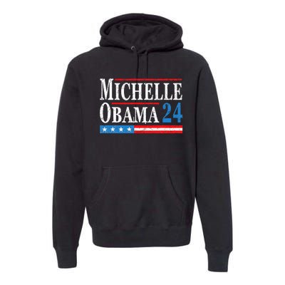 Political Democrat Michelle Obama 2024 Presidential Election Premium Hoodie