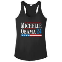 Political Democrat Michelle Obama 2024 Presidential Election Ladies PosiCharge Competitor Racerback Tank