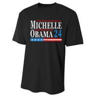 Political Democrat Michelle Obama 2024 Presidential Election Performance Sprint T-Shirt