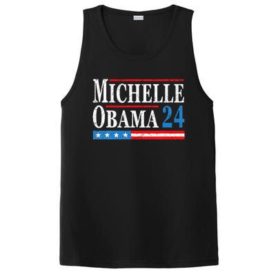 Political Democrat Michelle Obama 2024 Presidential Election PosiCharge Competitor Tank