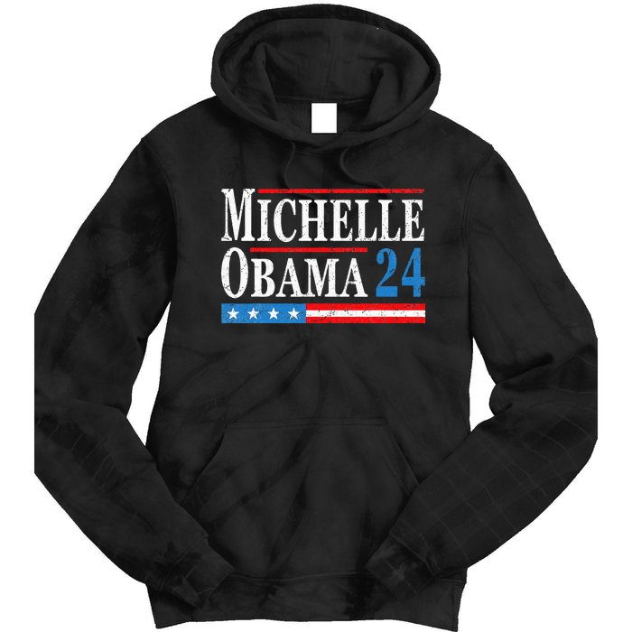 Political Democrat Michelle Obama 2024 Presidential Election Tie Dye Hoodie