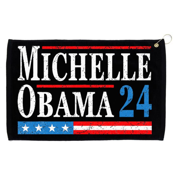 Political Democrat Michelle Obama 2024 Presidential Election Grommeted Golf Towel