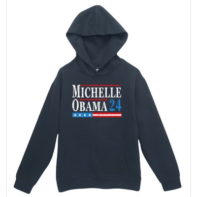 Political Democrat Michelle Obama 2024 Presidential Election Urban Pullover Hoodie