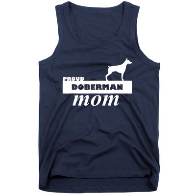 Proud Doberman Mom I Love My Dog Tank Top