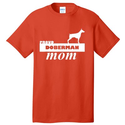 Proud Doberman Mom I Love My Dog Tall T-Shirt