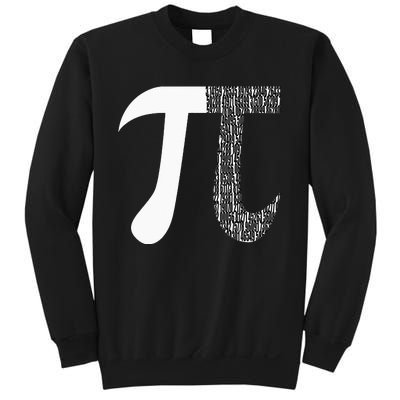 Pi Digits Mathematics Symbol Funny Math Nerd Pi Day Sweatshirt