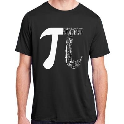 Pi Digits Mathematics Symbol Funny Math Nerd Pi Day Adult ChromaSoft Performance T-Shirt