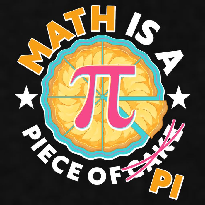 Pi Day Math Is A Piece Of Pi 3 14 Pie Slices Ladies PosiCharge Tri-Blend Wicking Tank