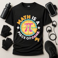 Pi Day Math Is A Piece Of Pi 3 14 Pie Slices Performance Shirt