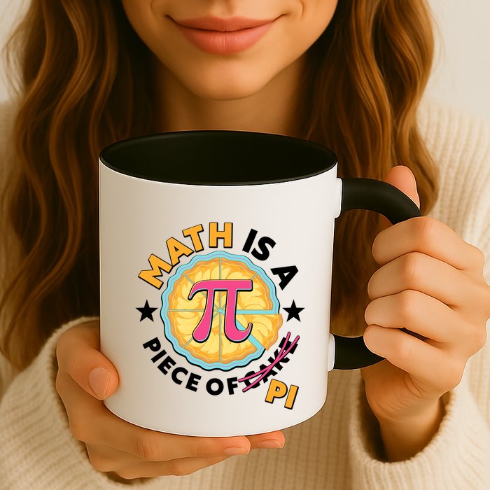 Pi Day Math Is A Piece Of Pi 3 14 Pie Slices Mug
