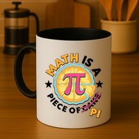 Pi Day Math Is A Piece Of Pi 3 14 Pie Slices Mug
