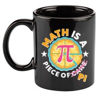 Pi Day Math Is A Piece Of Pi 3 14 Pie Slices 11oz C Handle Ceramic Mug