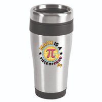Pi Day Math Is A Piece Of Pi 3 14 Pie Slices 16oz Travel Tumbler