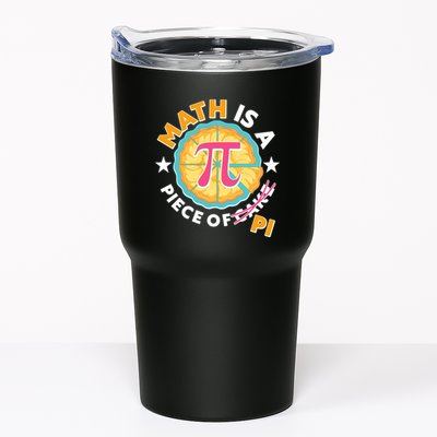 Pi Day Math Is A Piece Of Pi 3 14 Pie Slices Tumbler