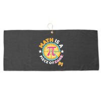 Pi Day Math Is A Piece Of Pi 3 14 Pie Slices Large Microfiber Waffle Golf Towel