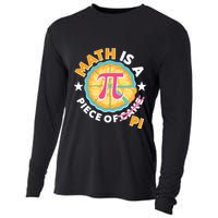 Pi Day Math Is A Piece Of Pi 3 14 Pie Slices Cooling Performance Long Sleeve Crew