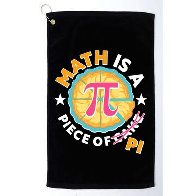 Pi Day Math Is A Piece Of Pi 3 14 Pie Slices Golf Towel