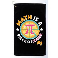 Pi Day Math Is A Piece Of Pi 3 14 Pie Slices Golf Towel