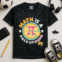 Pi Day Math Is A Piece Of Pi 3 14 Pie Slices Kids Tie-Dye T-Shirt
