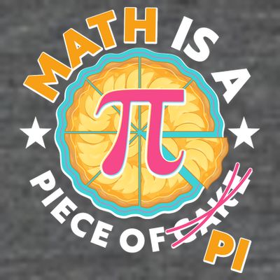 Pi Day Math Is A Piece Of Pi 3 14 Pie Slices T-Shirt