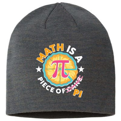 Pi Day Math Is A Piece Of Pi 3 14 Pie Slices Sustainable Beanie