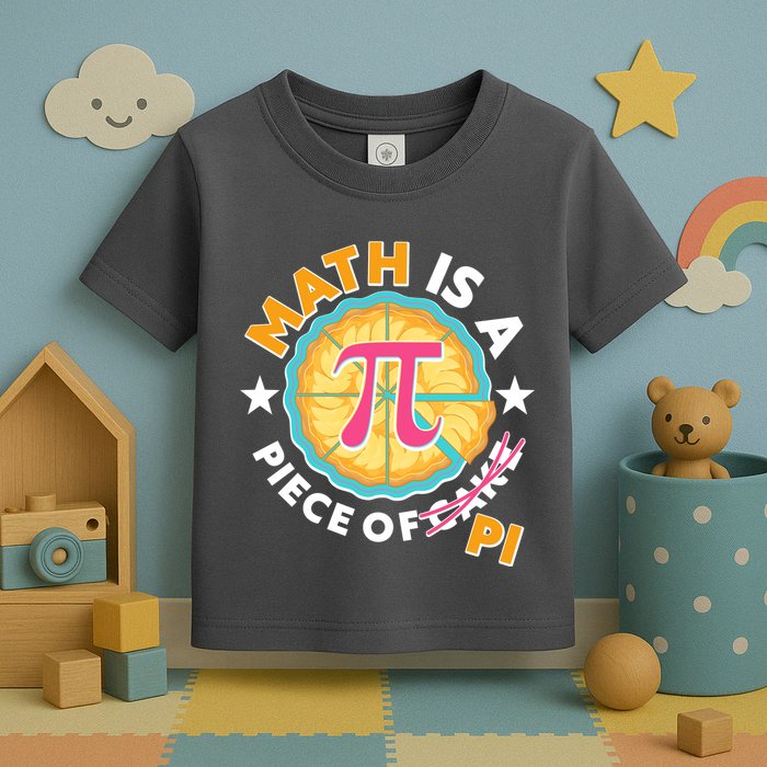 Pi Day Math Is A Piece Of Pi 3 14 Pie Slices Toddler T-Shirt