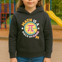Pi Day Math Is A Piece Of Pi 3 14 Pie Slices Kids Hoodie