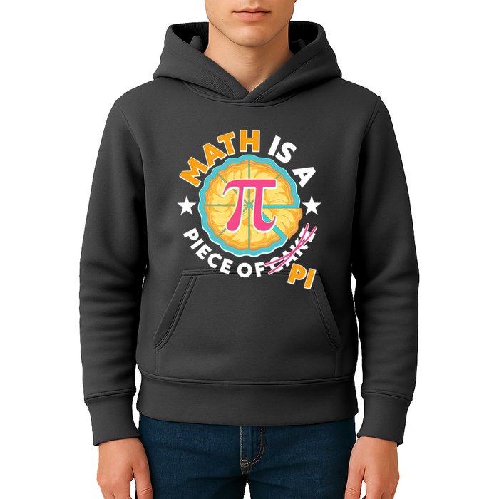 Pi Day Math Is A Piece Of Pi 3 14 Pie Slices Kids Hoodie