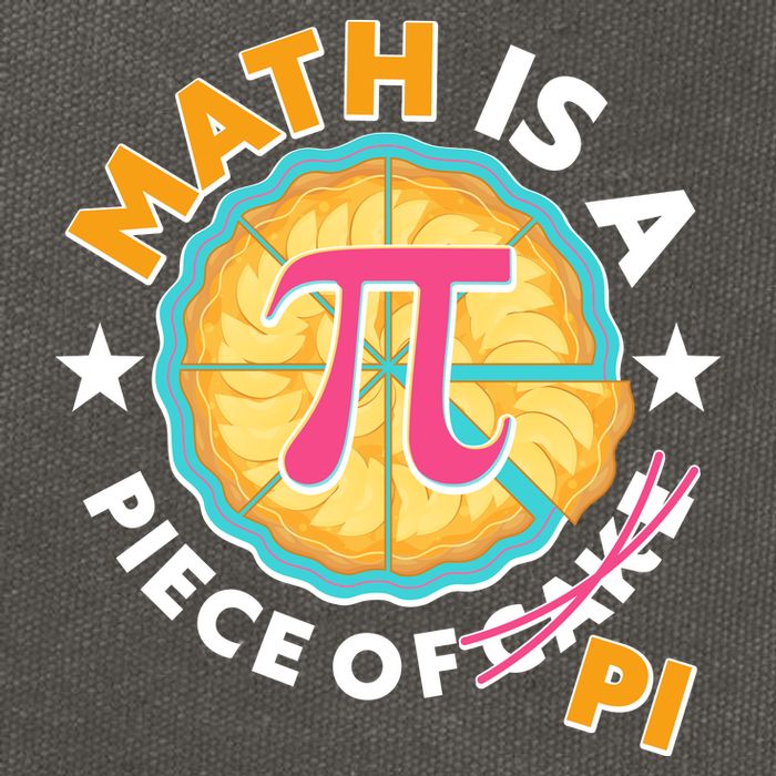 Pi Day Math Is A Piece Of Pi 3 14 Pie Slices Cotton Canvas Backpack