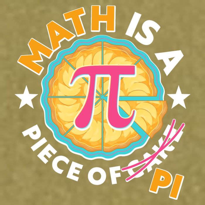 Pi Day Math Is A Piece Of Pi 3 14 Pie Slices Garment-Dyed Women's Muscle Tee