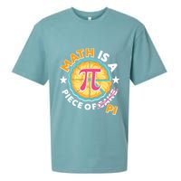 Pi Day Math Is A Piece Of Pi 3 14 Pie Slices Sueded Cloud Jersey T-Shirt