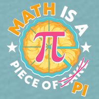 Pi Day Math Is A Piece Of Pi 3 14 Pie Slices Sueded Cloud Jersey T-Shirt