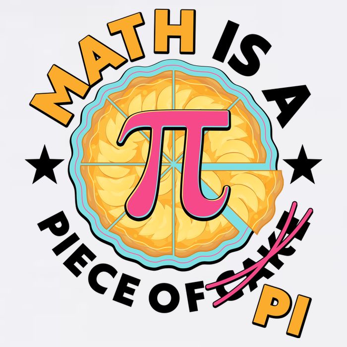 Pi Day Math Is A Piece Of Pi 3 14 Pie Slices Garment-Dyed Sweatshirt