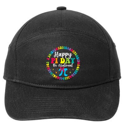 Pi Day Math Coach Teacher Happy Pi Day Coquette Bow 7-Panel Snapback Hat