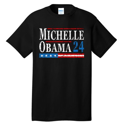 Political Democrat Michelle Obama 2024 Presidential Election Tall T-Shirt