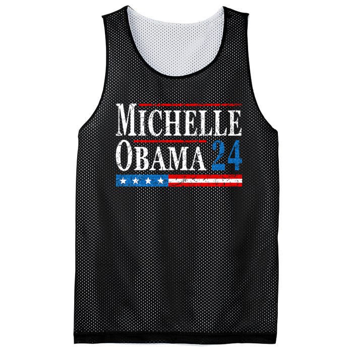 Political Democrat Michelle Obama 2024 Presidential Election Mesh Reversible Basketball Jersey Tank