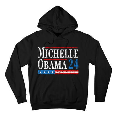 Political Democrat Michelle Obama 2024 Presidential Election Tall Hoodie