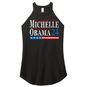 Political Democrat Michelle Obama 2024 Presidential Election Women's Perfect Tri Rocker Tank