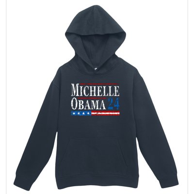 Political Democrat Michelle Obama 2024 Presidential Election Urban Pullover Hoodie