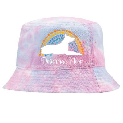 Pinscher Dober Mom Meaningful Gift Pinscher Dober Dog Gift Tie-Dyed Bucket Hat