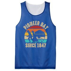 Pioneer Day Mormon Costume Utah Pioneer History Gift Mesh Reversible Basketball Jersey Tank