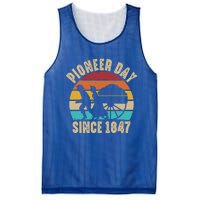 Pioneer Day Mormon Costume Utah Pioneer History Gift Mesh Reversible Basketball Jersey Tank