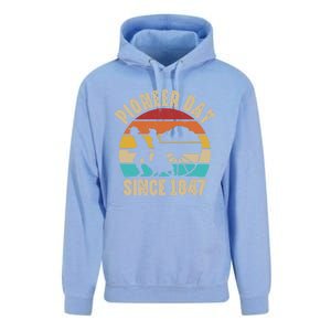 Pioneer Day Mormon Costume Utah Pioneer History Gift Unisex Surf Hoodie